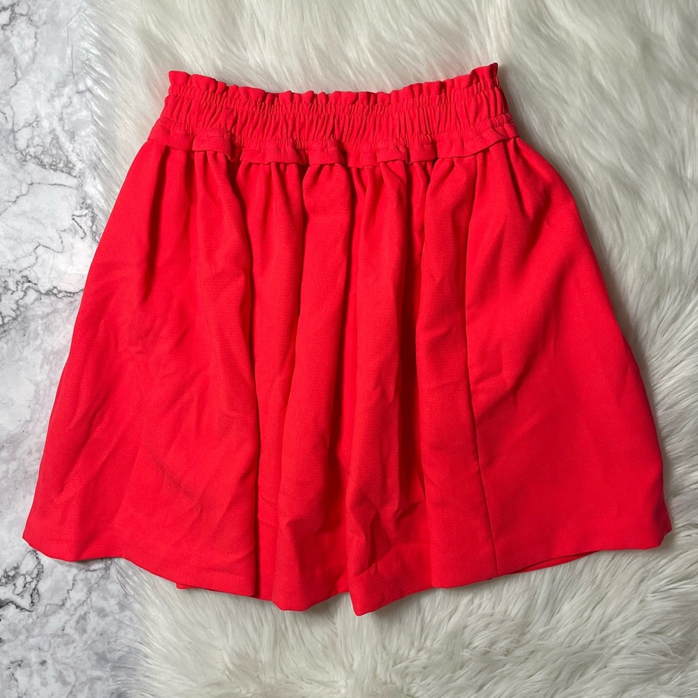 KATE SPADE Paperbag Neon Skirt XXS